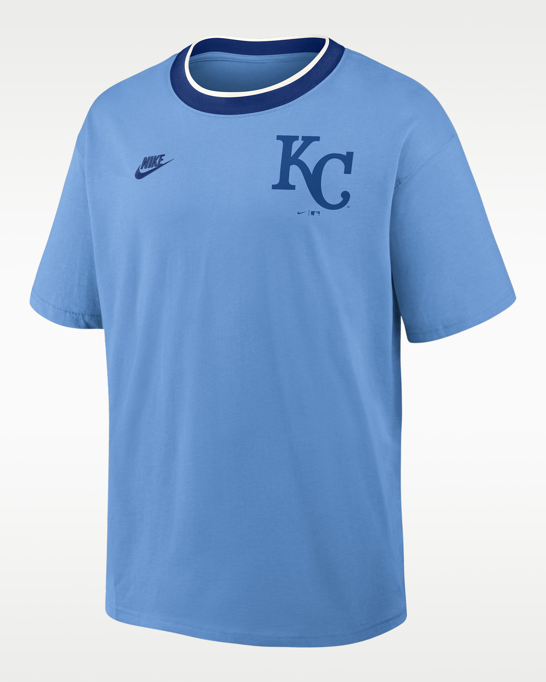 Kansas City Royals Cooperstown Ringer Men's Nike MLB T-Shirt. Nike.com